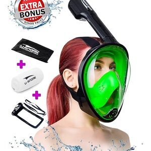 Full Face Snorkel Mask with Accessories